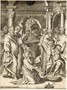 Bonasone Giulio - Cristo lava i piedi agli Apostoli